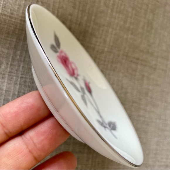 Vintage Pink Rose Zephyr - Deville Sauce Bowl - Picture 2 of 6